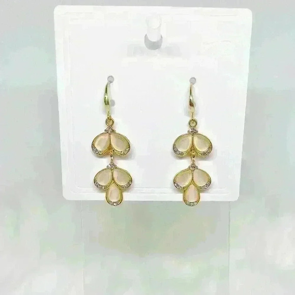 Hazel Drop Rhinestones Earrings - Picture 3 of 3